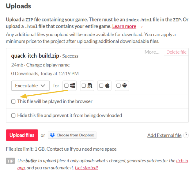 Publish Itch Image 6